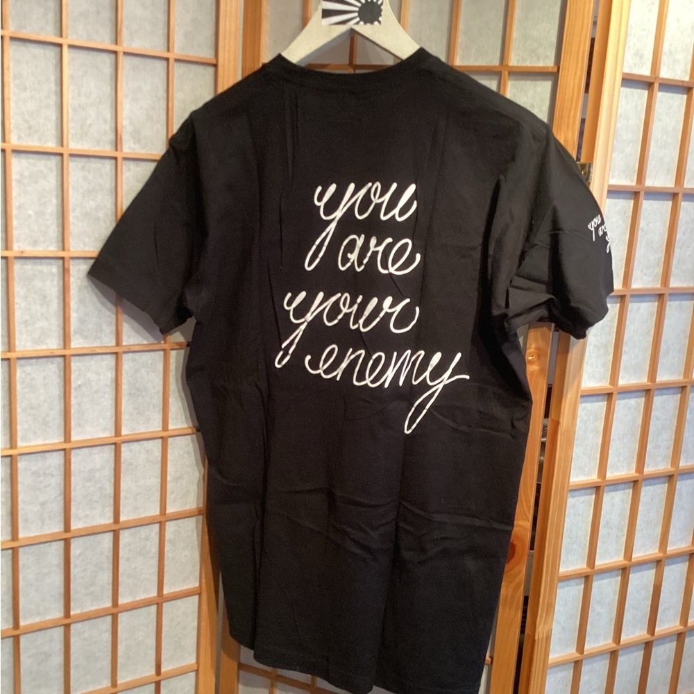BoostGod OhItsTeddy "You Are Your Enemy" Script Tee Men's Size Large